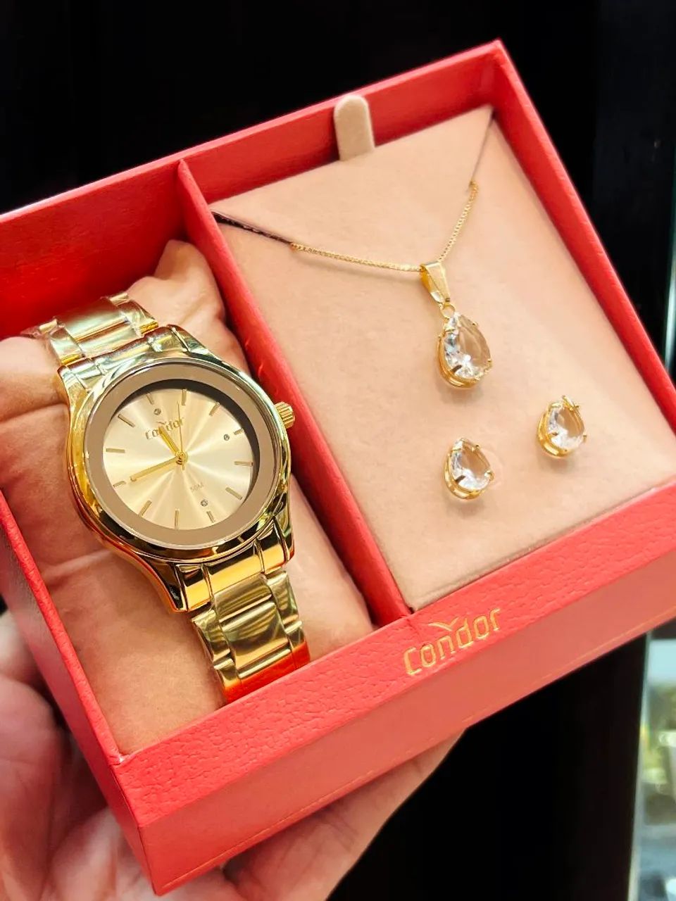 Relógio Feminino Condor Dourado 