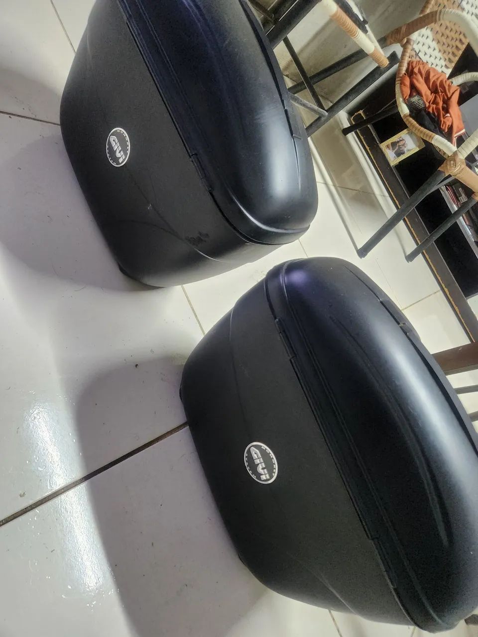 Bauletos laterais givi pouco usado  - Foto 3