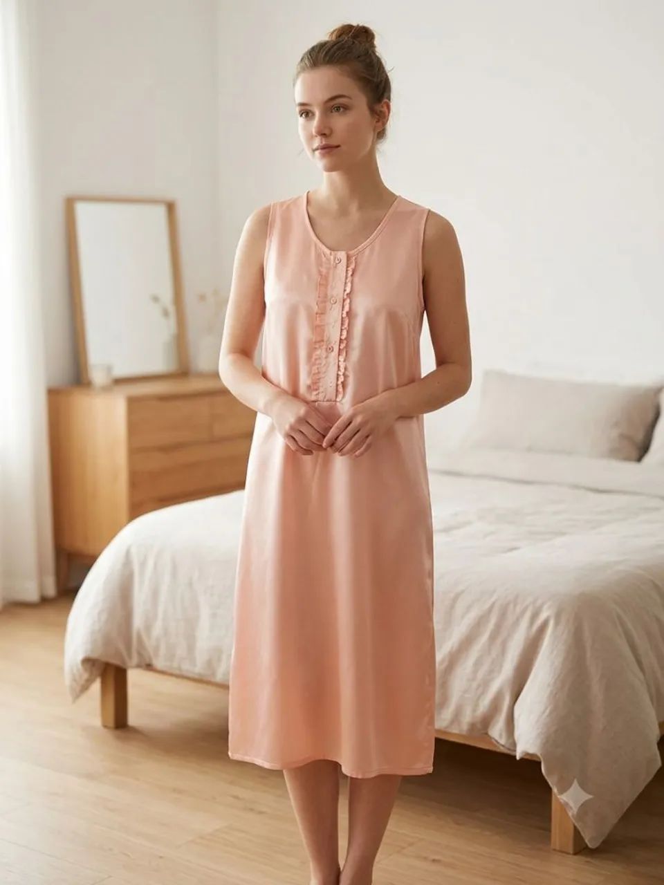 Camisola e penhoar cor salmão  - Foto 2