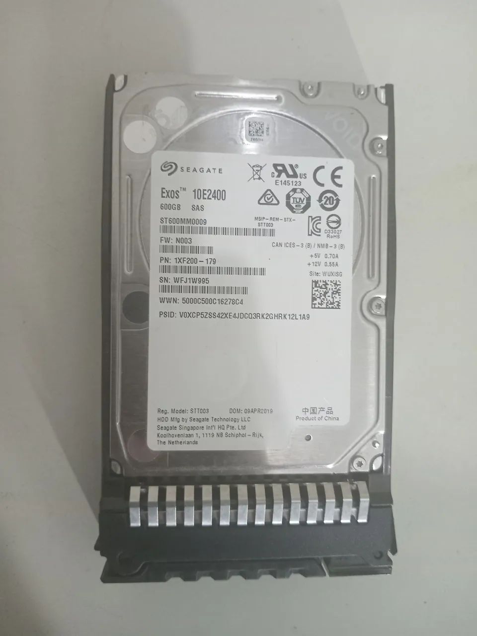 HD 600 Gb para servidor vida útil 100%