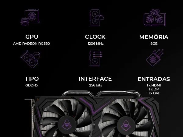 Rx 580 8gb Mancer - Foto 2