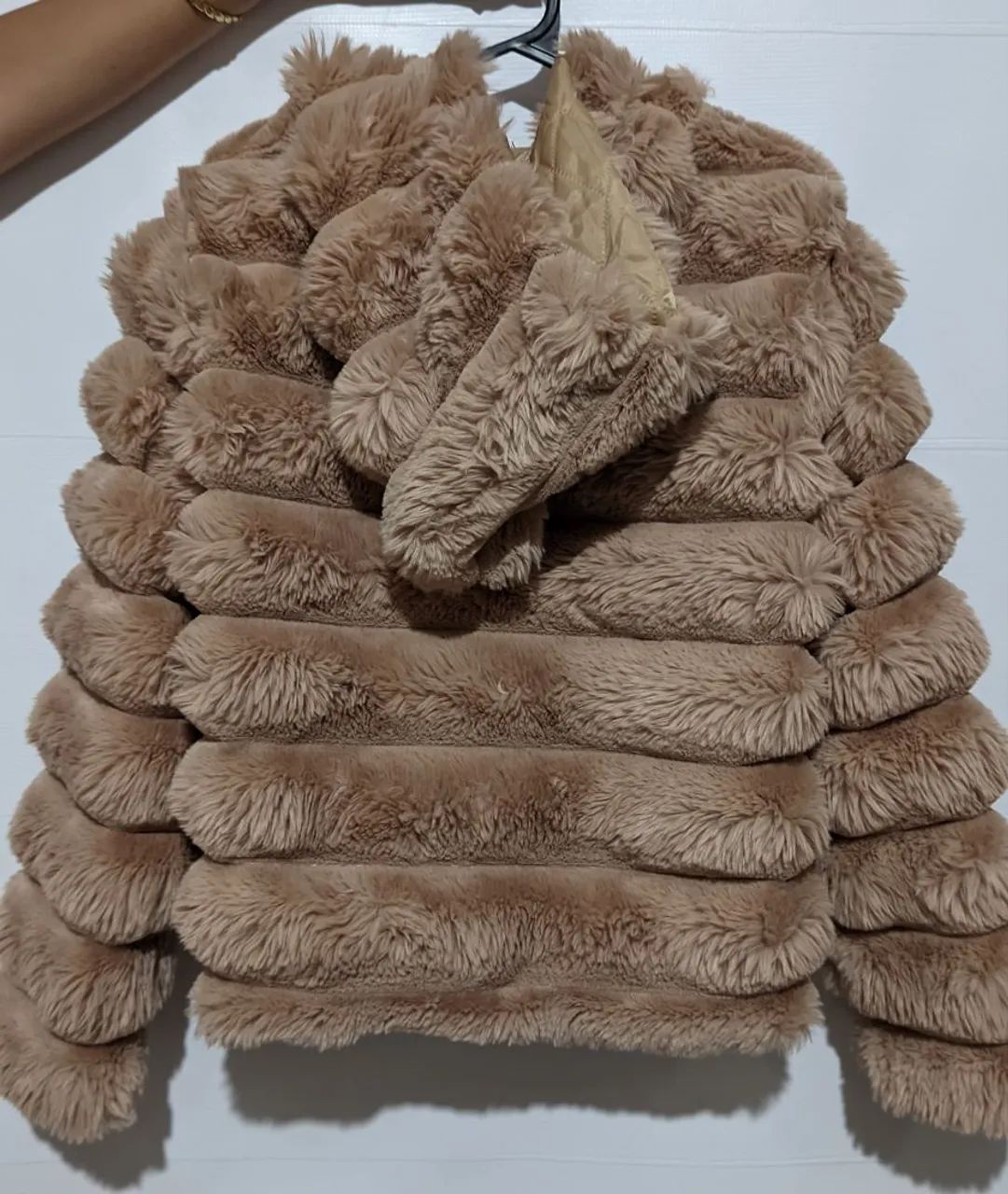 JAQUETA PUFFER PELÚCIADA FEMININA - Foto 4
