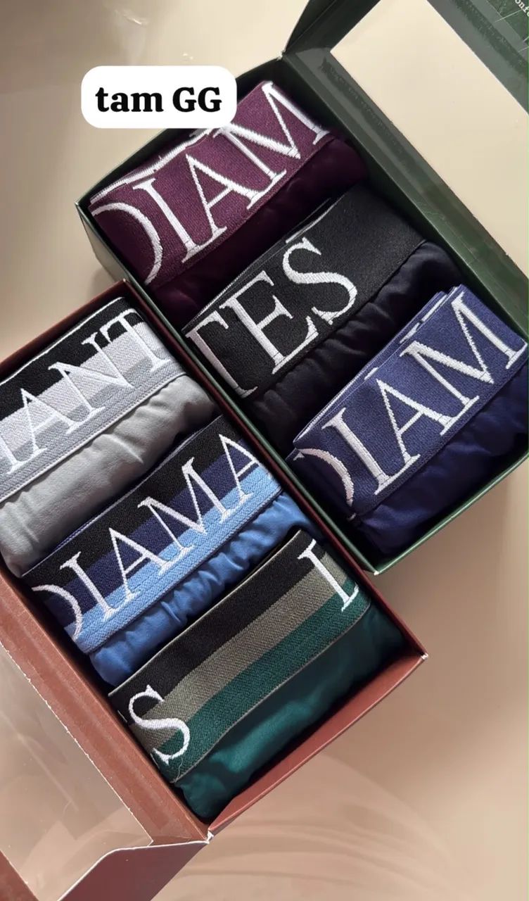 cueca box diamantes lingerie