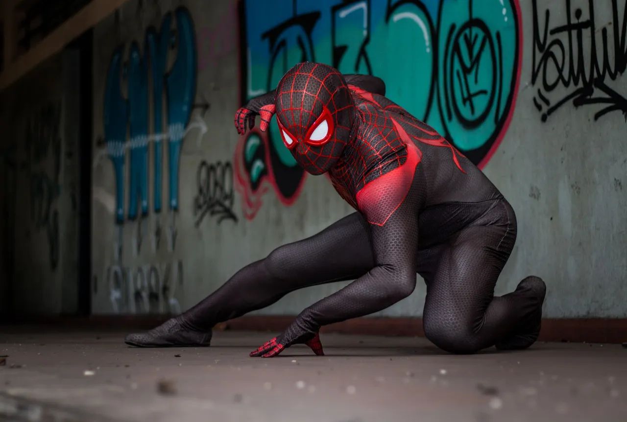 Traje Spider Man Miles Morales - Foto 3