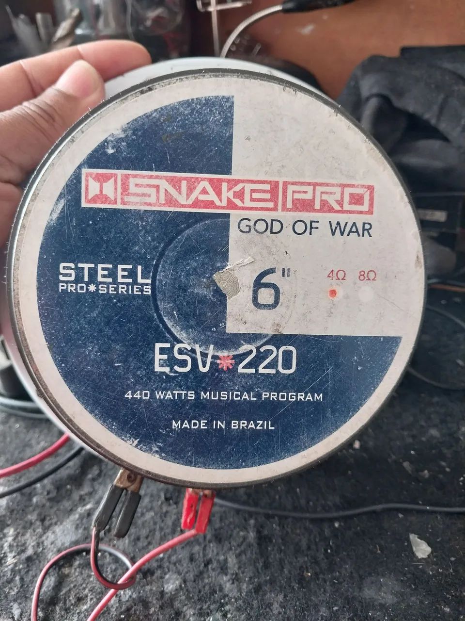 Vendo um pa de alto-falantes de 6 polegadas de 400 e 40 w cada um  - Foto 5