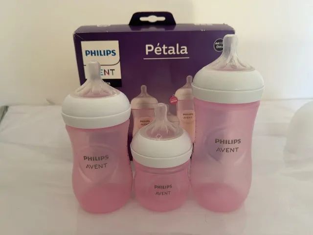 Kit de Mamadeira Pétala Philips Avent, Rosa - Foto 3