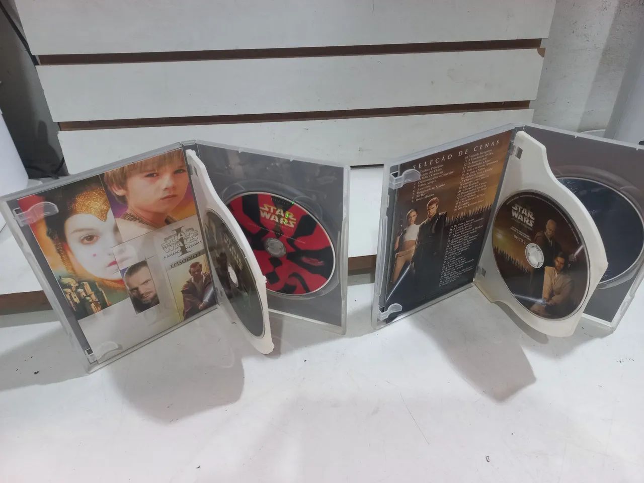  2 box DvD DUPLO STAR WARS FILME  - Foto 4