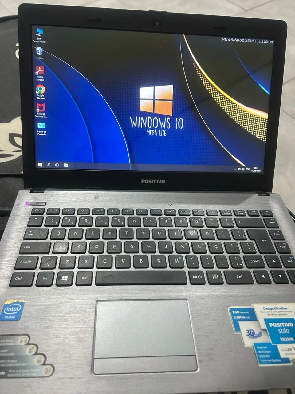 Notebook Positivo Intel