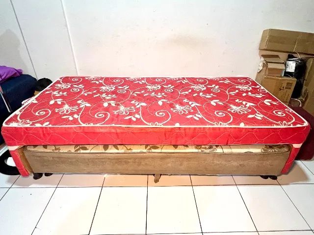 Cama box solteiro com cama auxiliar - Foto 4
