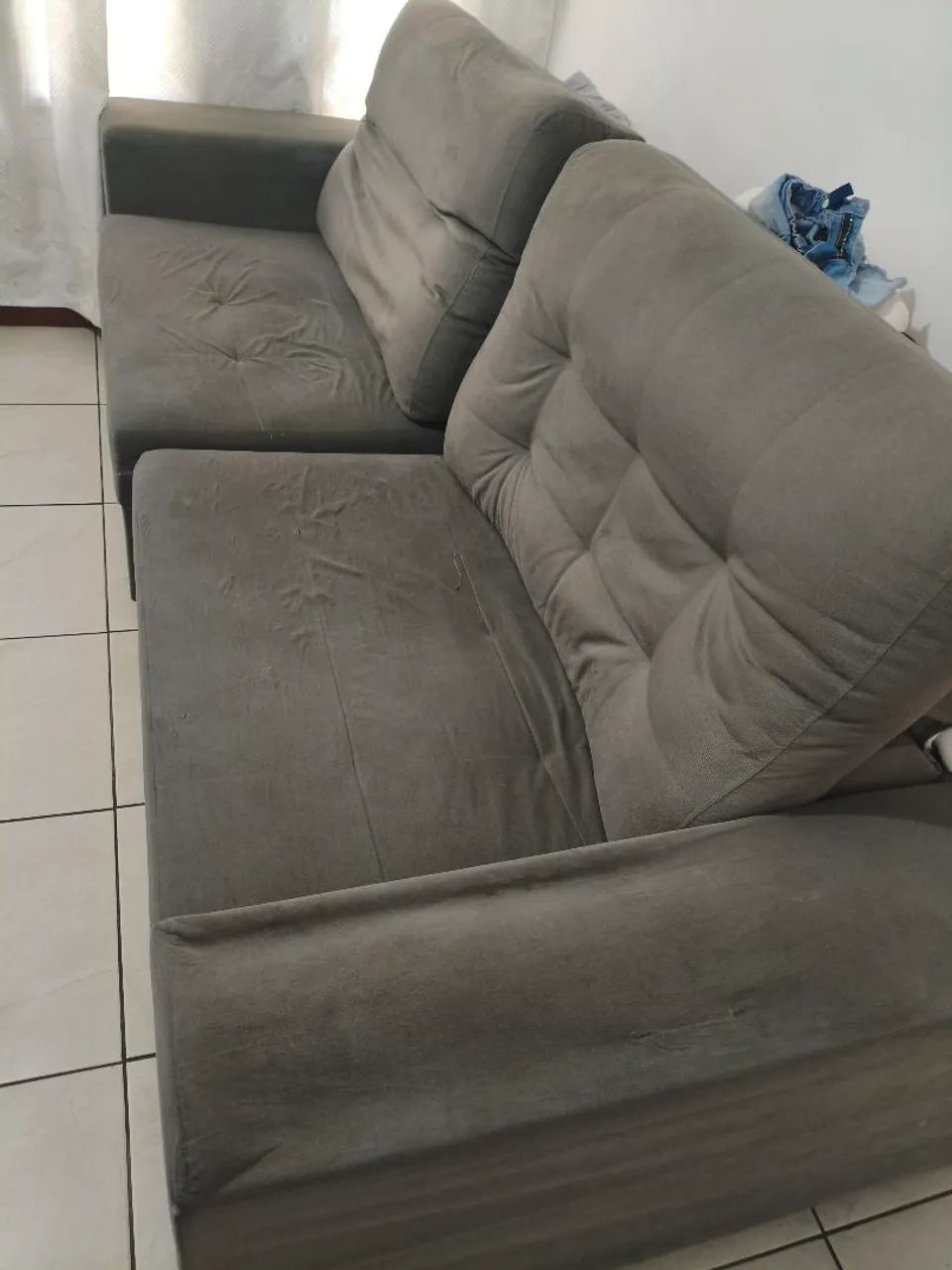 Sofá 4 lugares retrátil e reclinável  - Foto 3