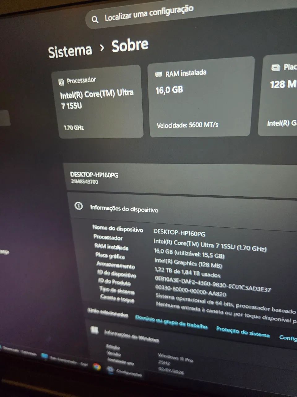 Lenovo Thinkpad e14 gen 6 intel ultra 7  - Foto 2