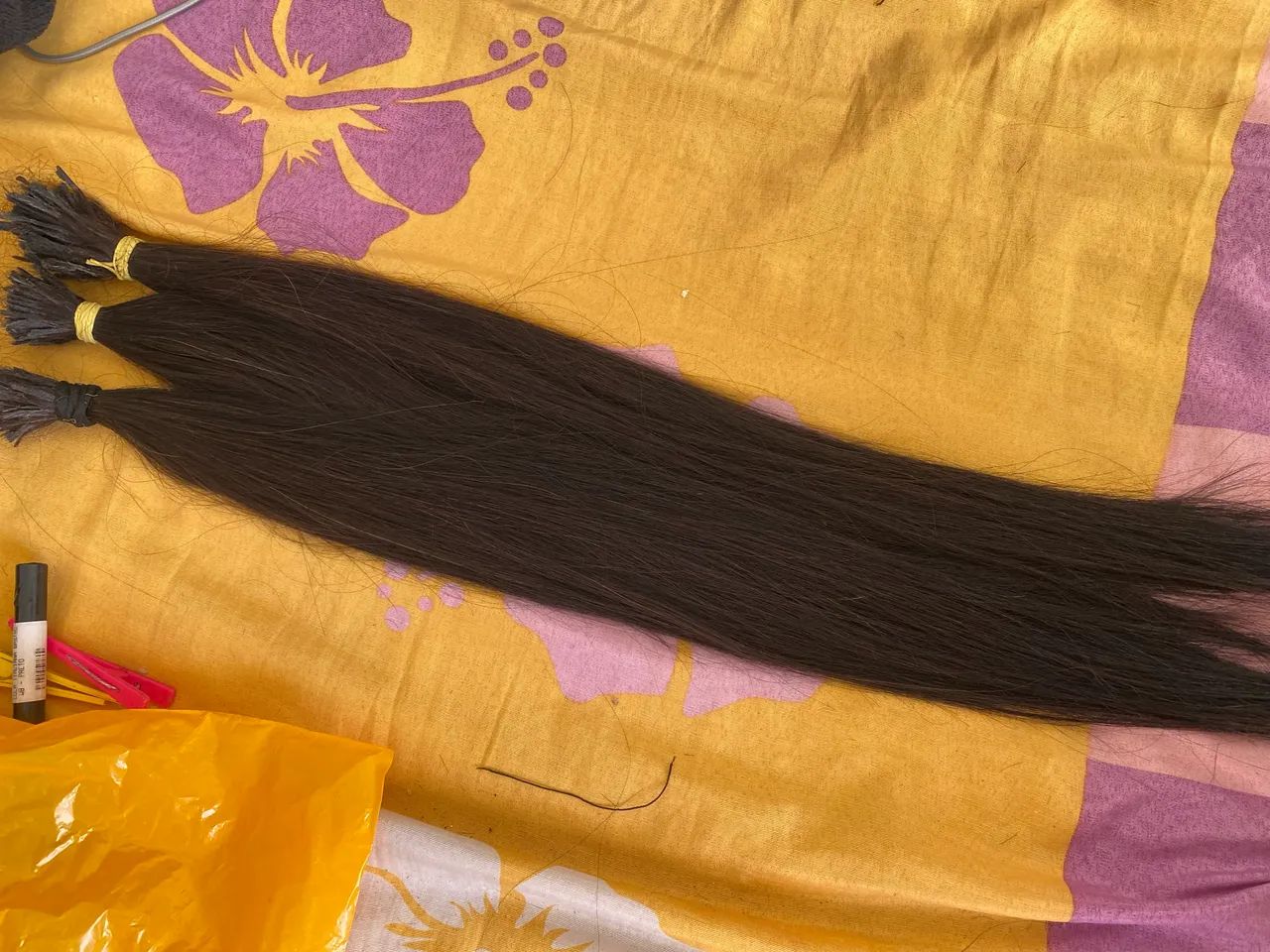 Cabelo humano 60 CM  - Foto 3