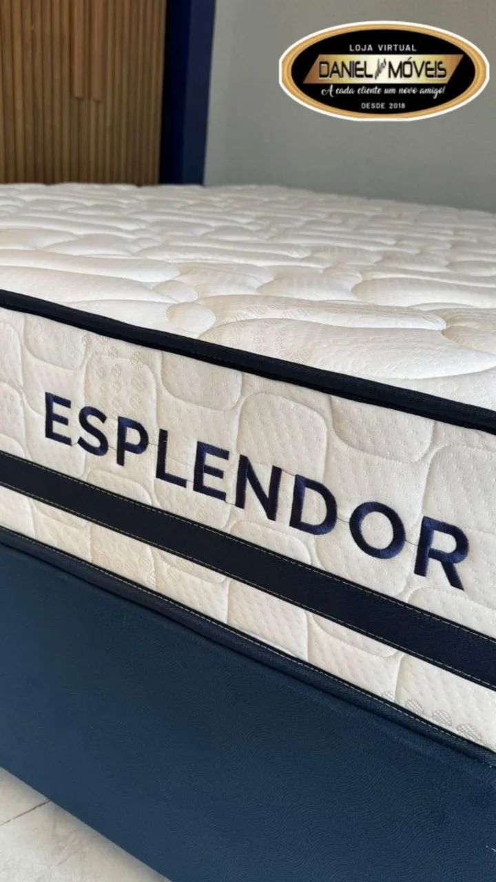 Cama casal esplendor _ Brinde travesseiros! - Foto 5