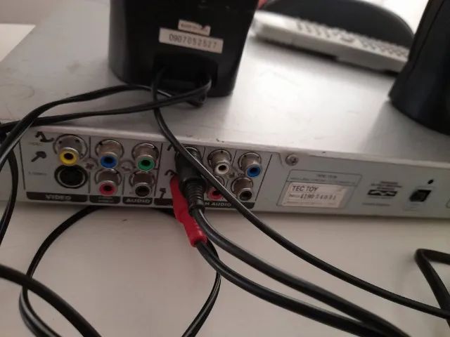 Dvd karaoke tec toy com microfone e controle - Foto 5