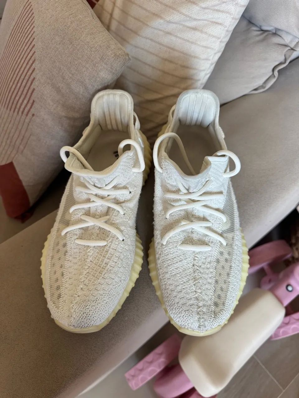 Tenis Adidas Yeezy Branco - Foto 5