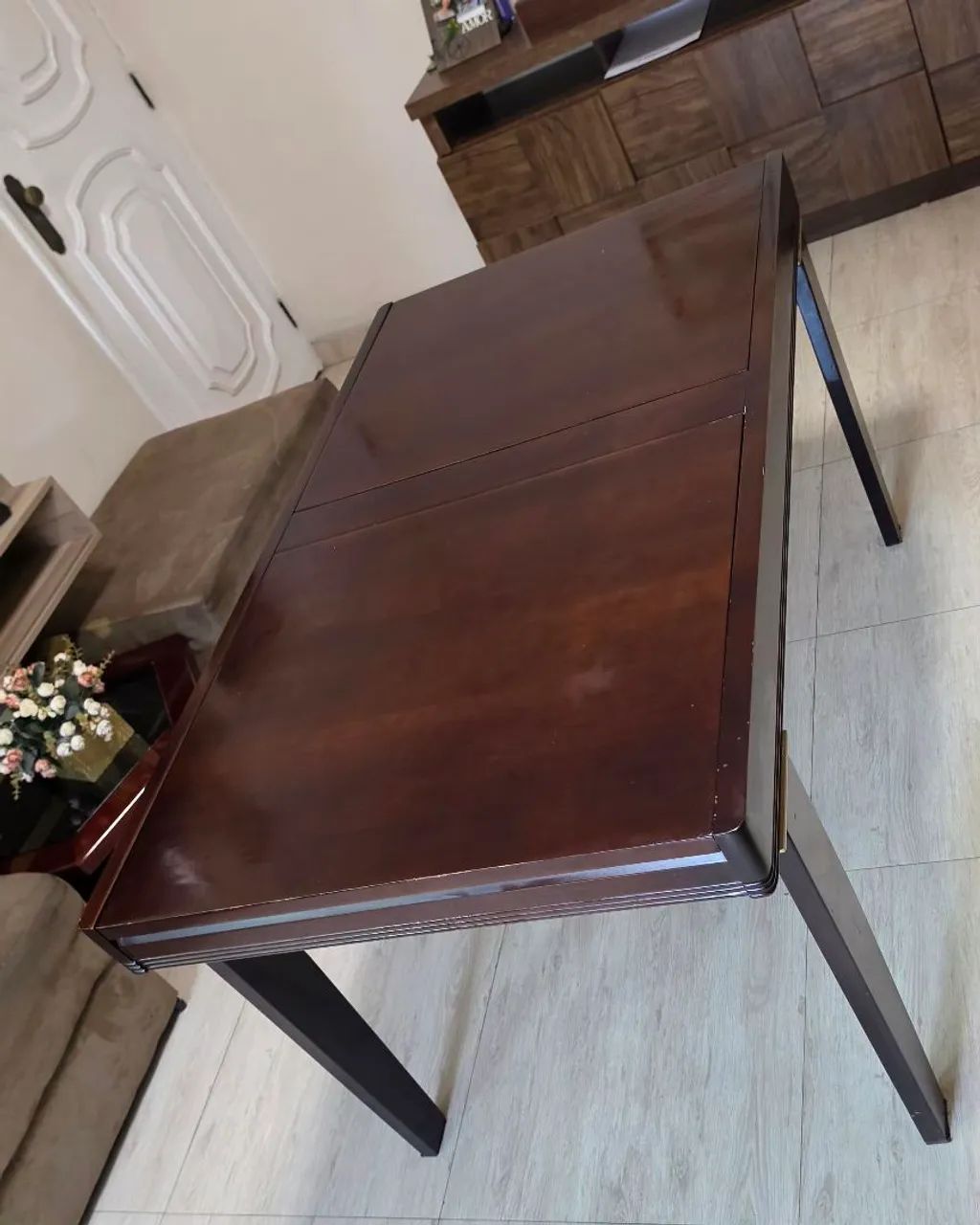 Mesa de Jantar Retrátil Extensível Madeira Maciça  - Foto 2