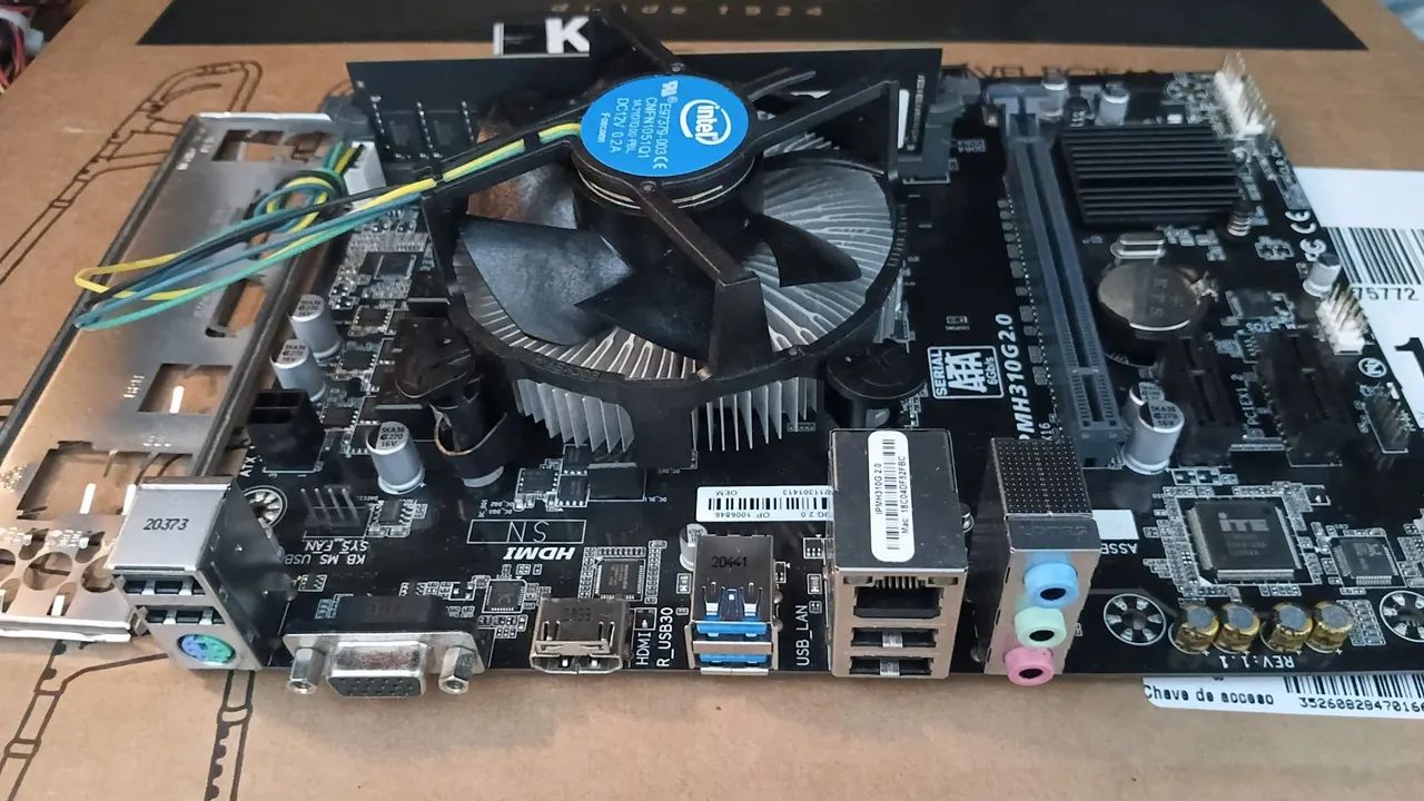 Placa-mãe e processador Intel I5 9 geração - Foto 2