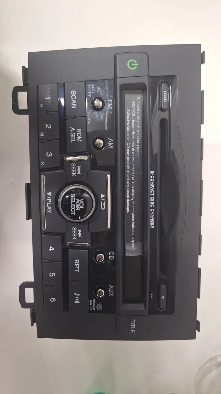 Rádio Cd Player 6 disc Honda CRV 2011 - Foto 3