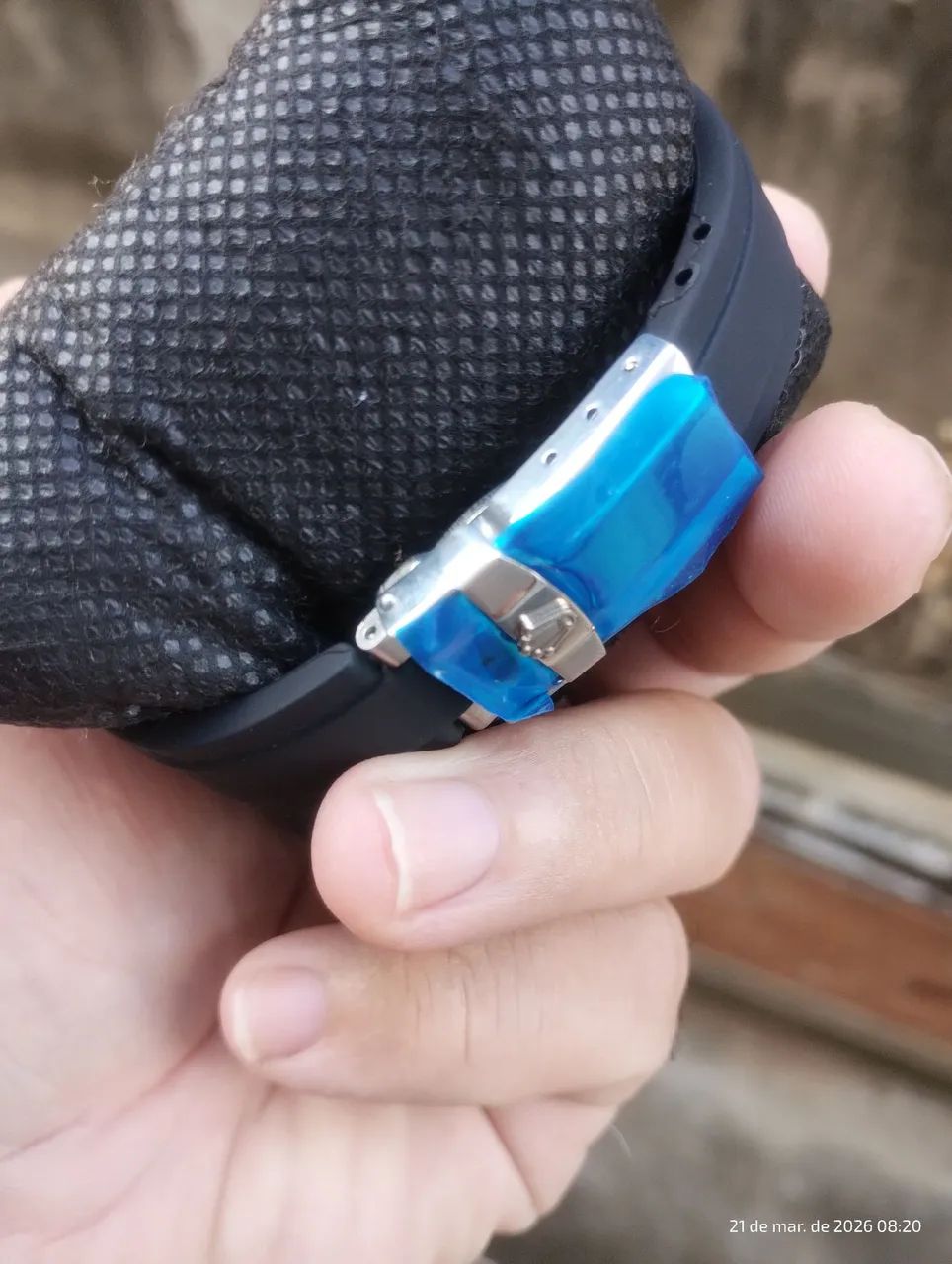 Relógiorlx pulseira borracha a prova d'água  - Foto 3