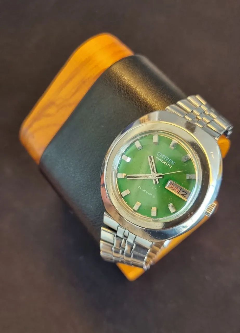 Relógio Citizen Automático "OVNI" (Verde) - Foto 2