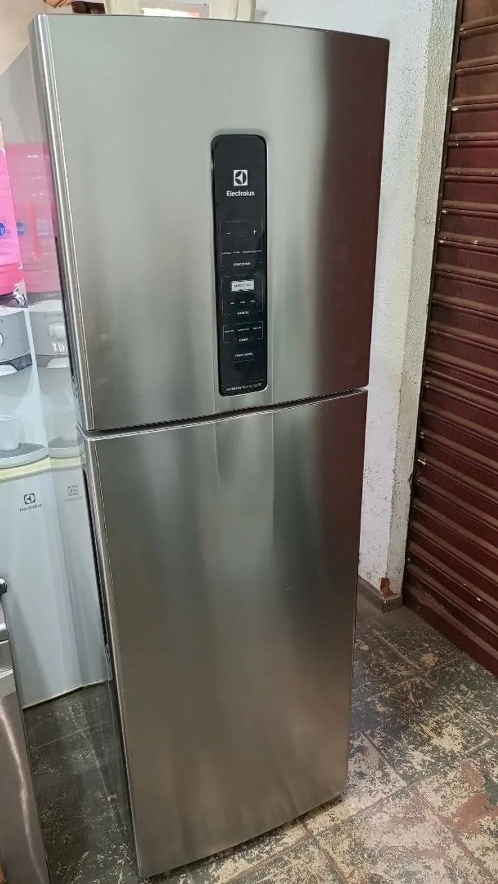 Geladeira inox Electrolux 