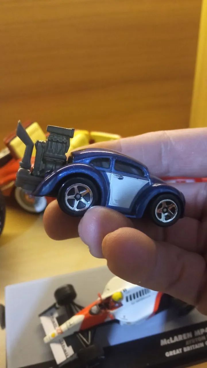 Fusca Tunado Hotwheels Azul
