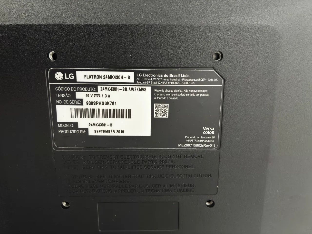 Monitor LG 24 polegadas, 75hz FLATRON 24MK430H - B  - Foto 3