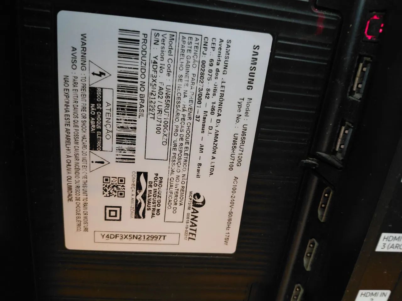 Tv Samsung 65 polegadas  - Foto 4