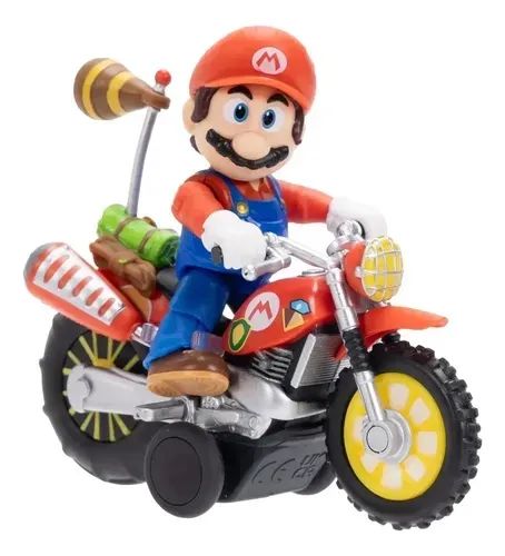 Moto com boneco Mario Galaxy o filme