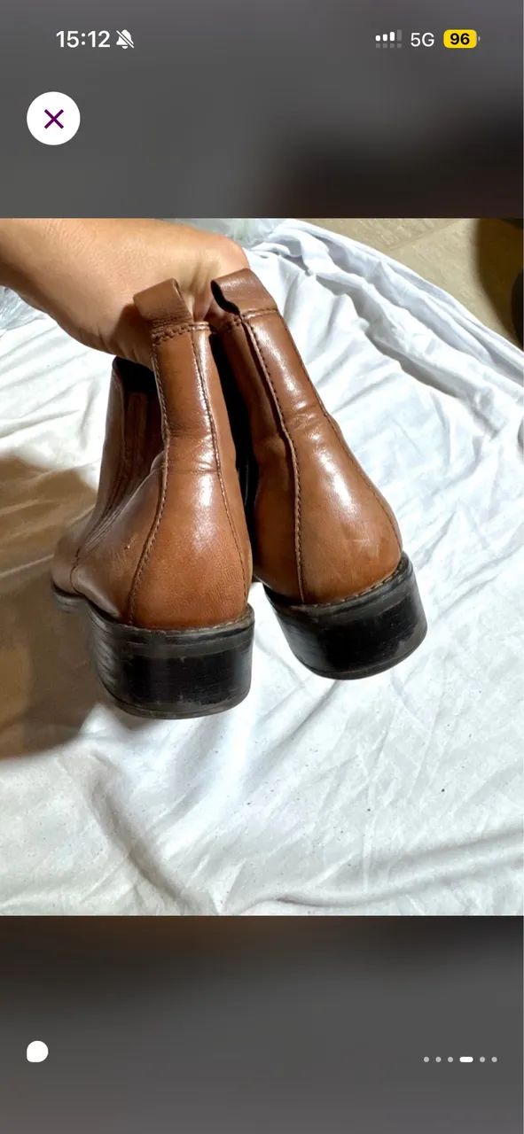 bota de couro wittner marrom (austrália) - Foto 5
