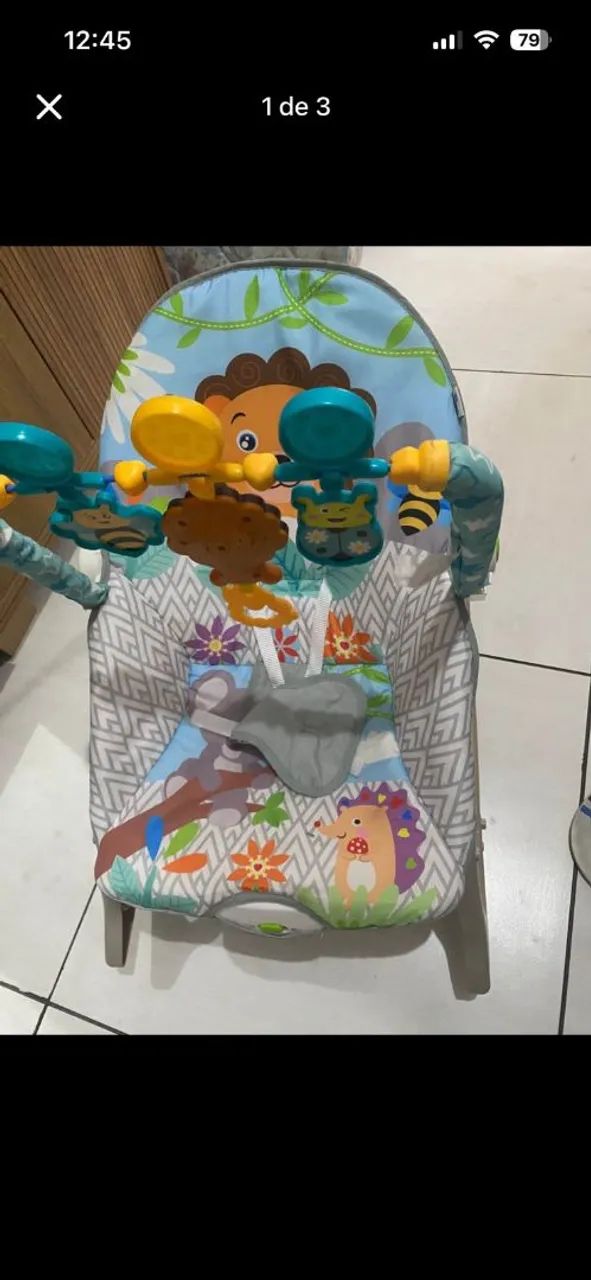 Cadeirinha que vibra de bebê  - Foto 2