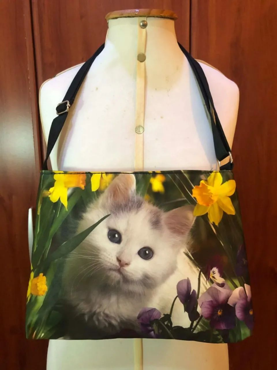 Bolsa Estampa Gatinho Importado