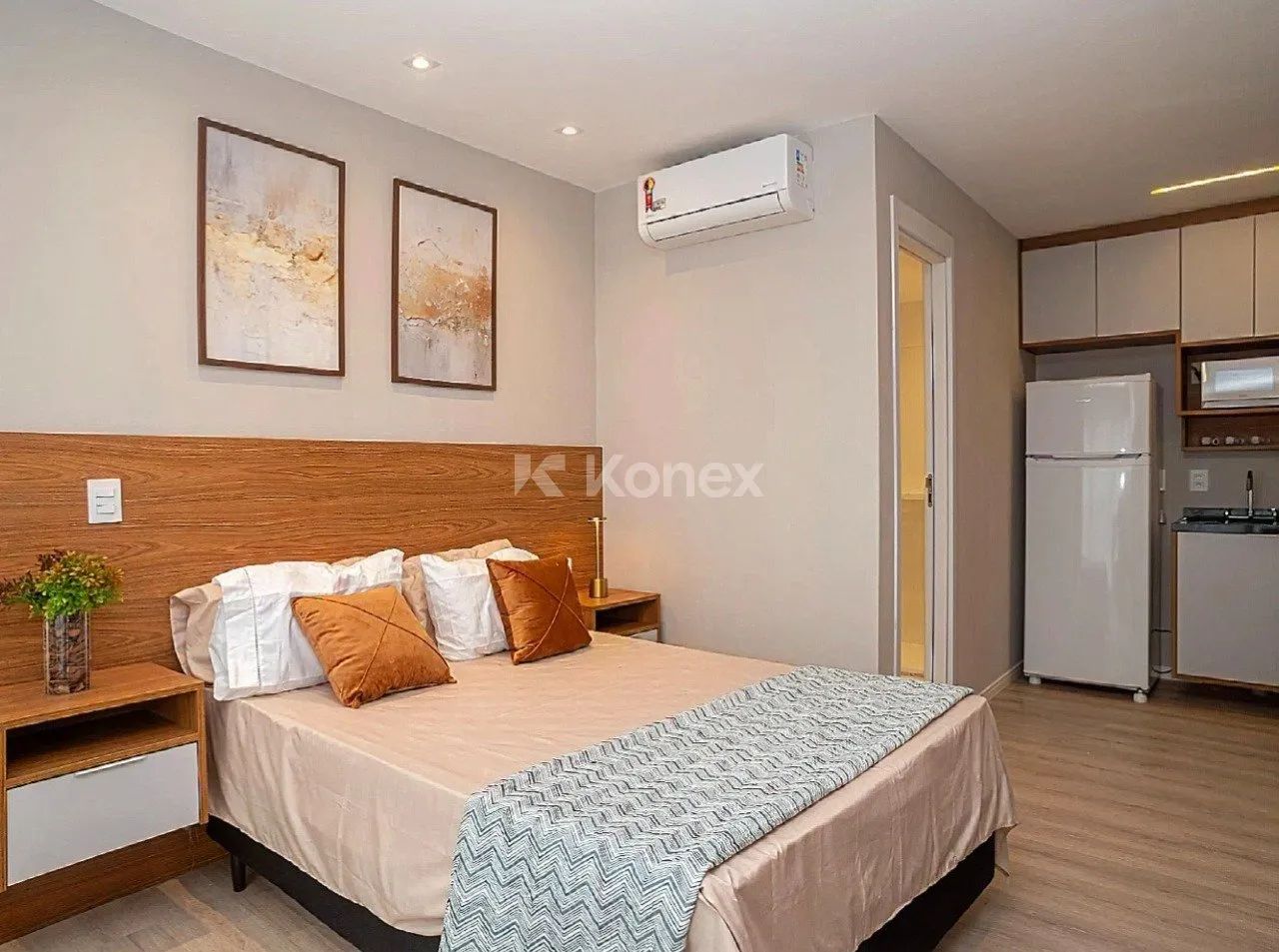 Studio novo para alugar com 27m², 1 quarto e sem vaga - Foto 5