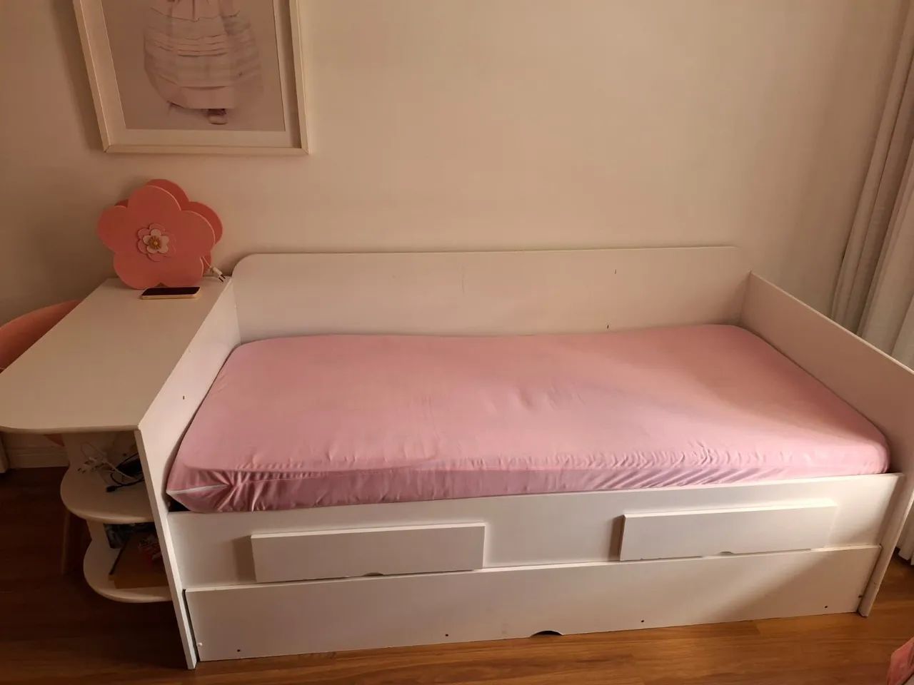 Cama Solteiro com Escrivaninha - Foto 3