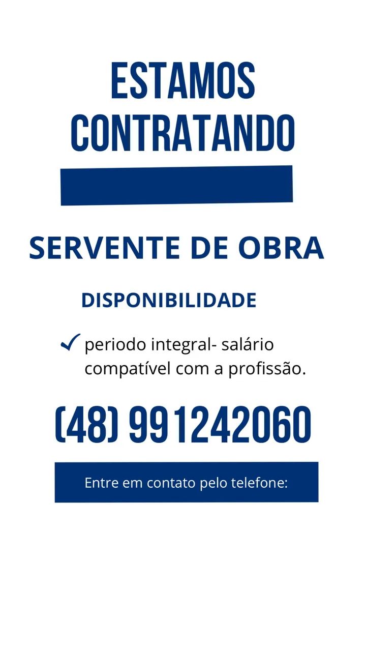 Servente de obra 