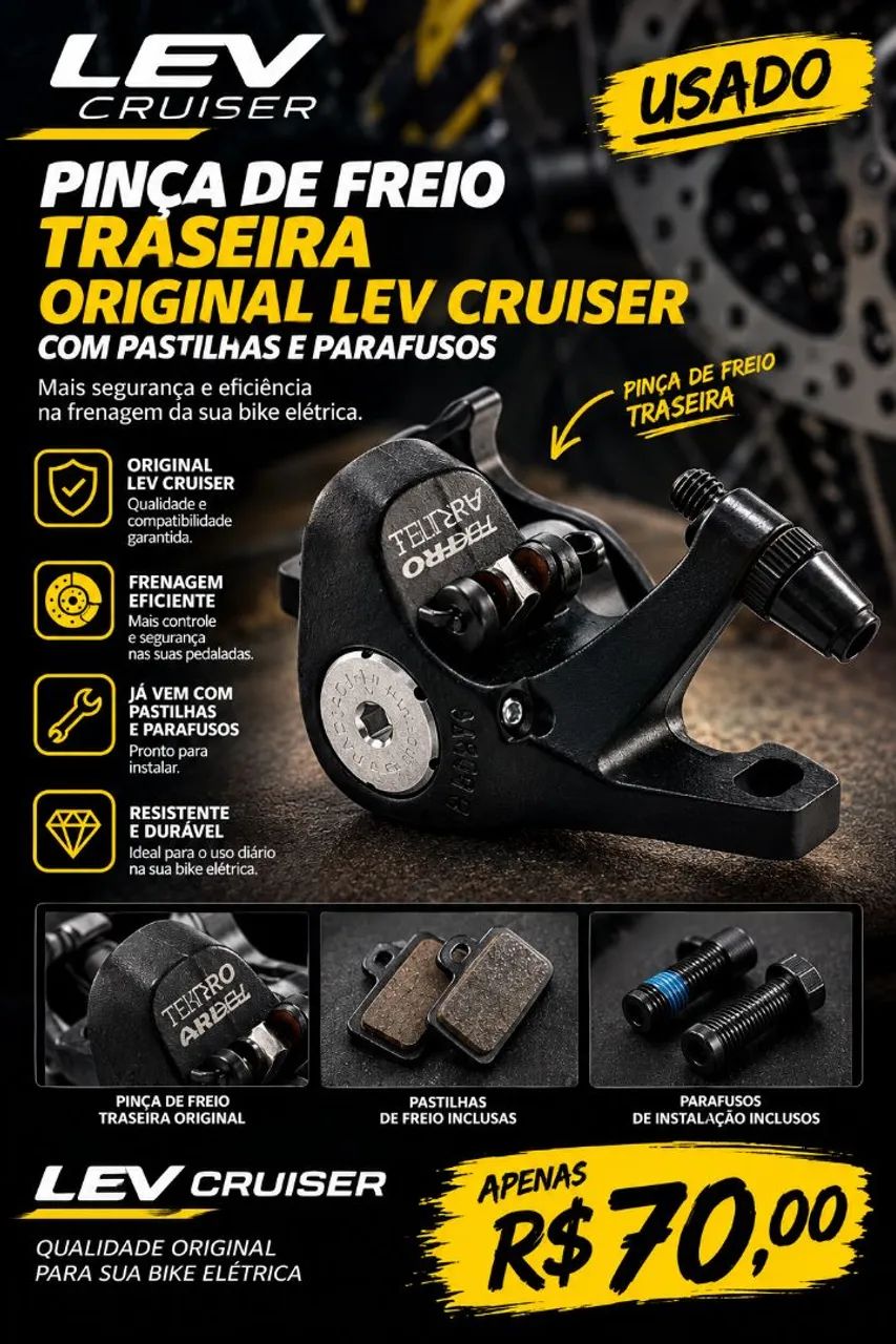 Freio traseiro Cruiser Lev