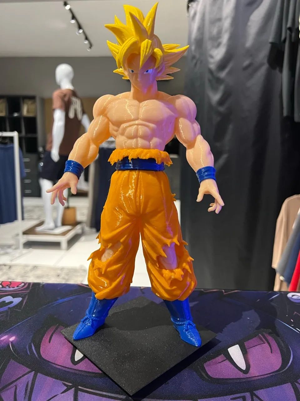 Boneco 3d Goku super sayagim  - Foto 4