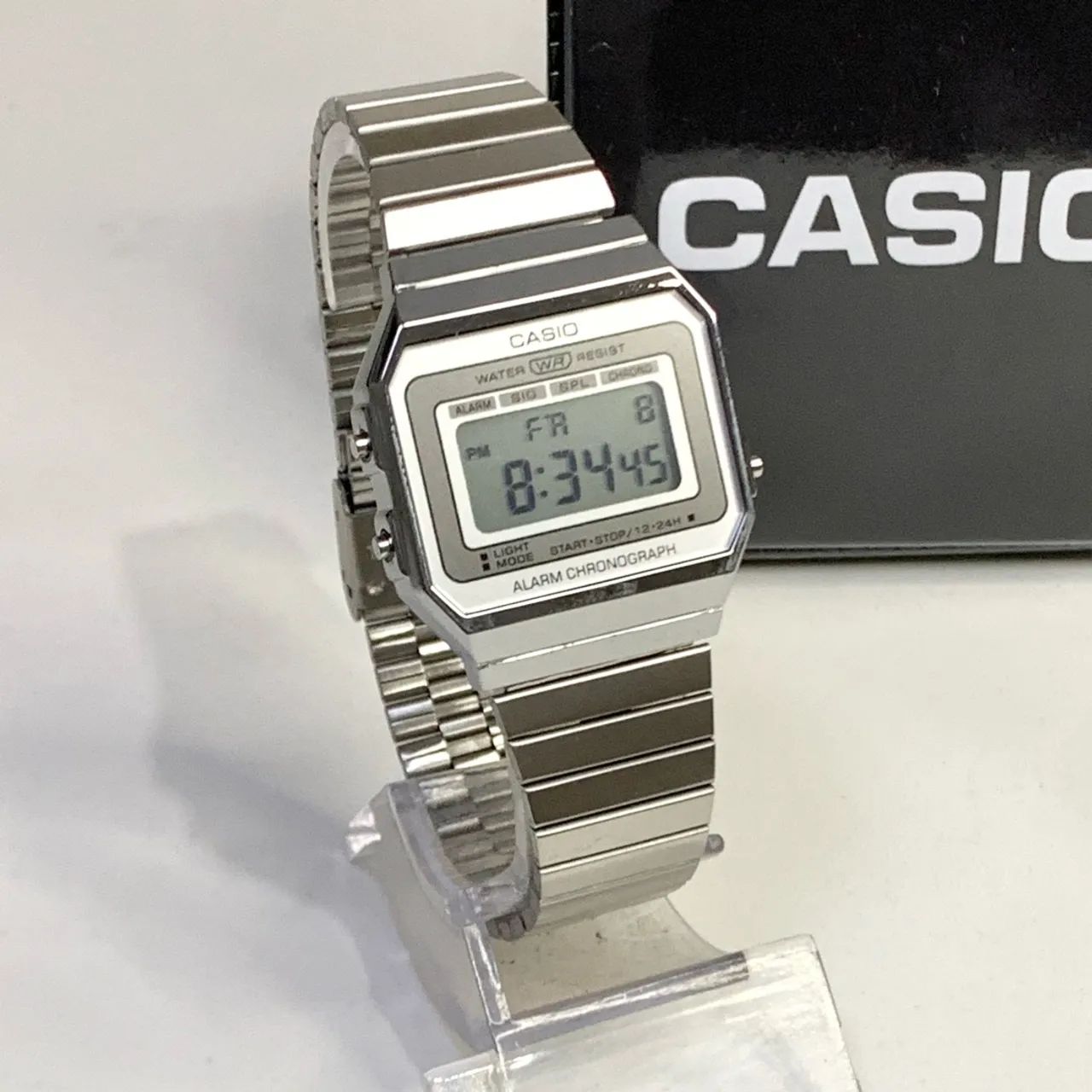 Casio vintage A700W prata novo + caixa  - Foto 3