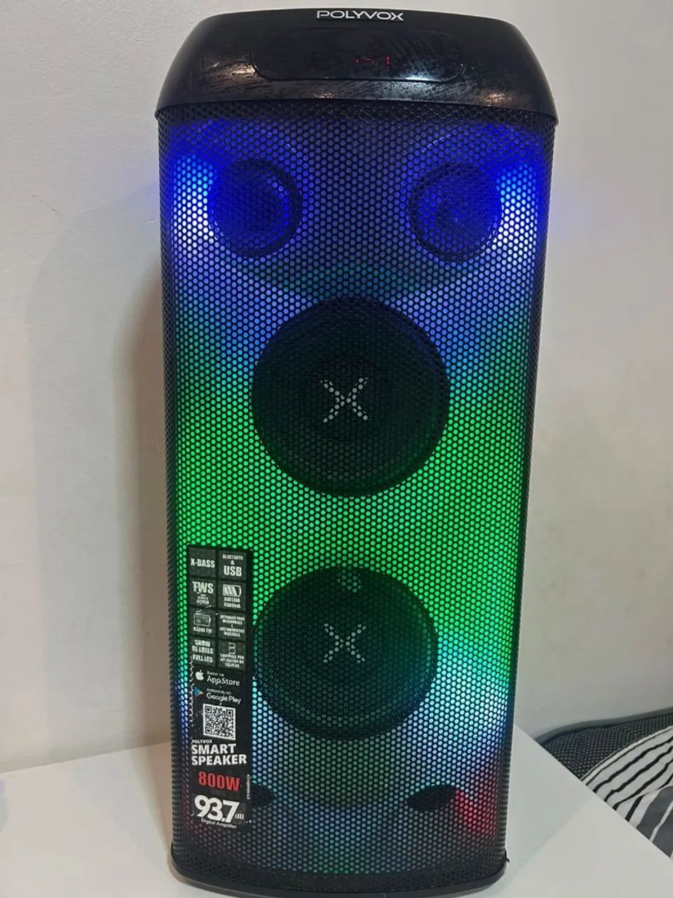 CAIXA BLUETOOTH POLYVOX 800W POSSO DEIXAR  - Foto 3