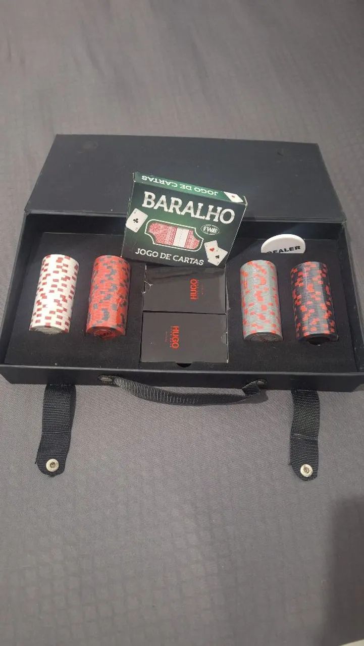 Maleta de poker da Hugo Boss