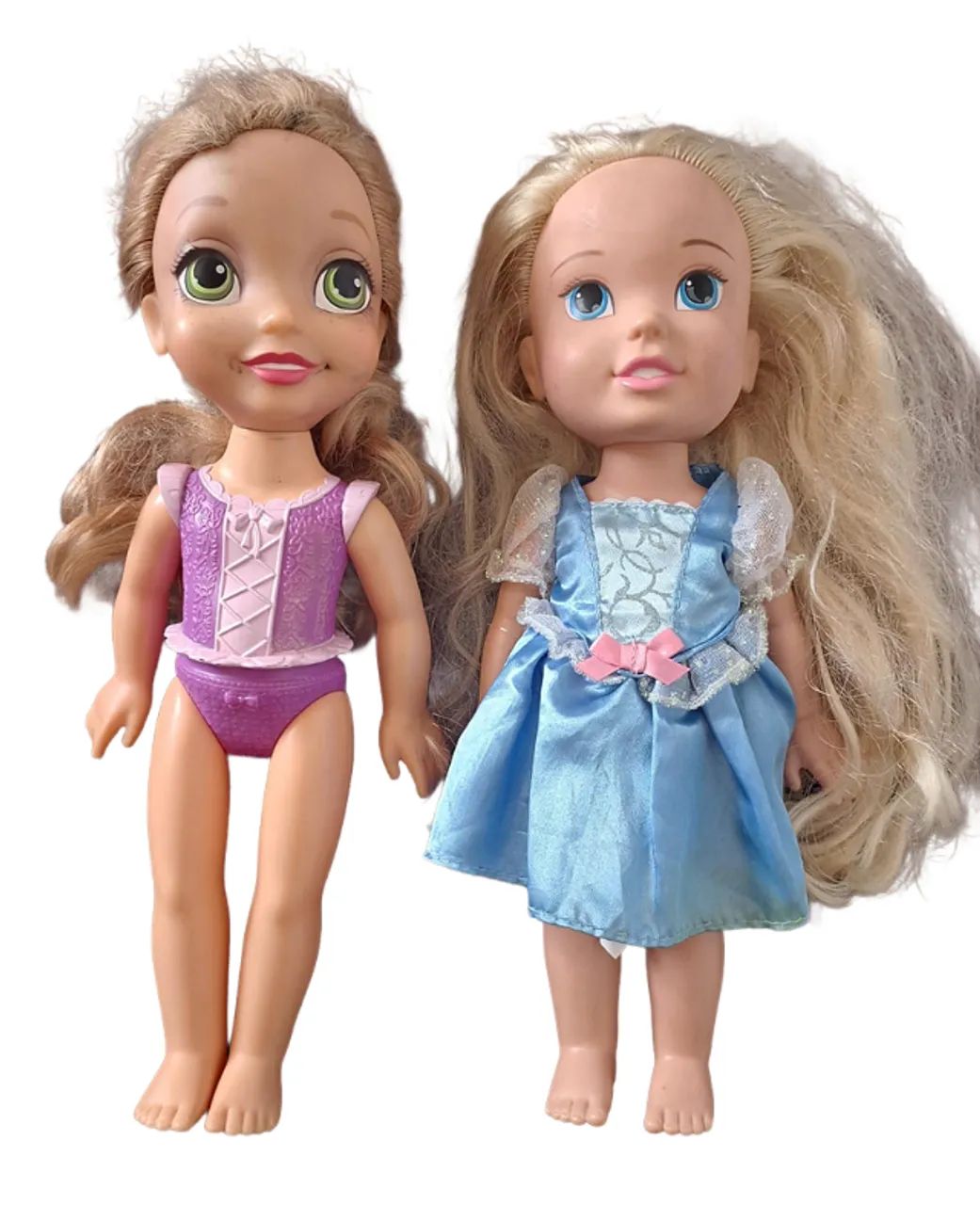 Lote brinquedos bonecas Disney Cinderela e Rapunzel
