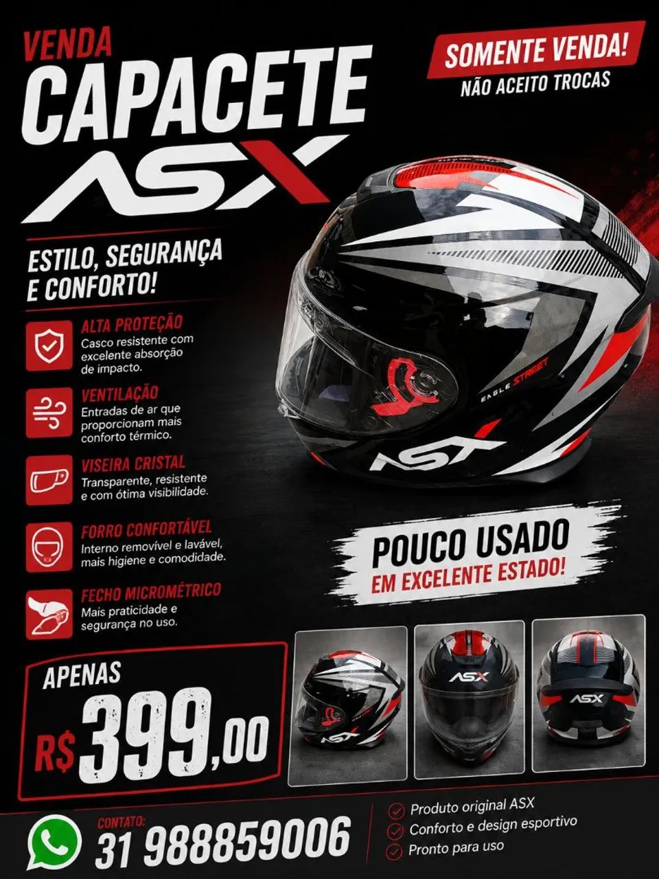 Equipamento para moto - Foto 4