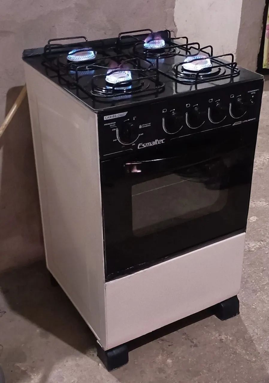 Fogão esmaltec mesa de vidro  - Foto 6