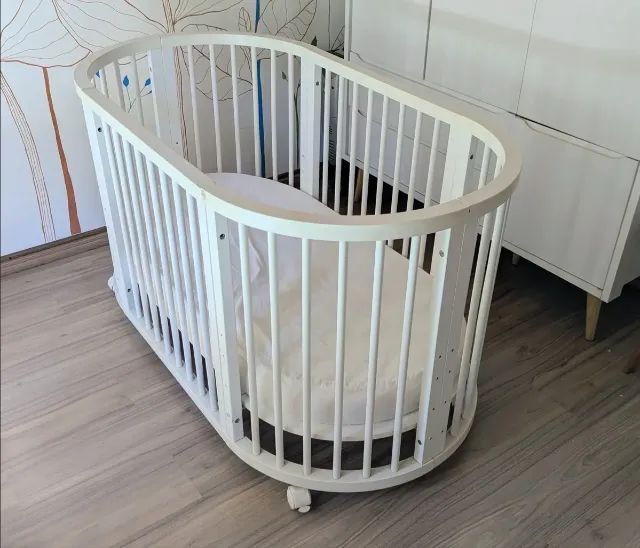 Berço Sleeper Crescer Evolution 4 Em 1 Branco Só Retirada!!! 