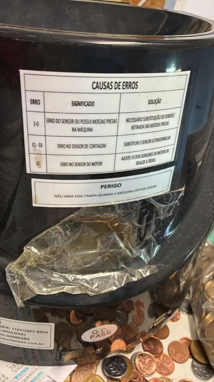 Contadora/Classificadora de Moedas Countertech GCS-650  - Foto 4