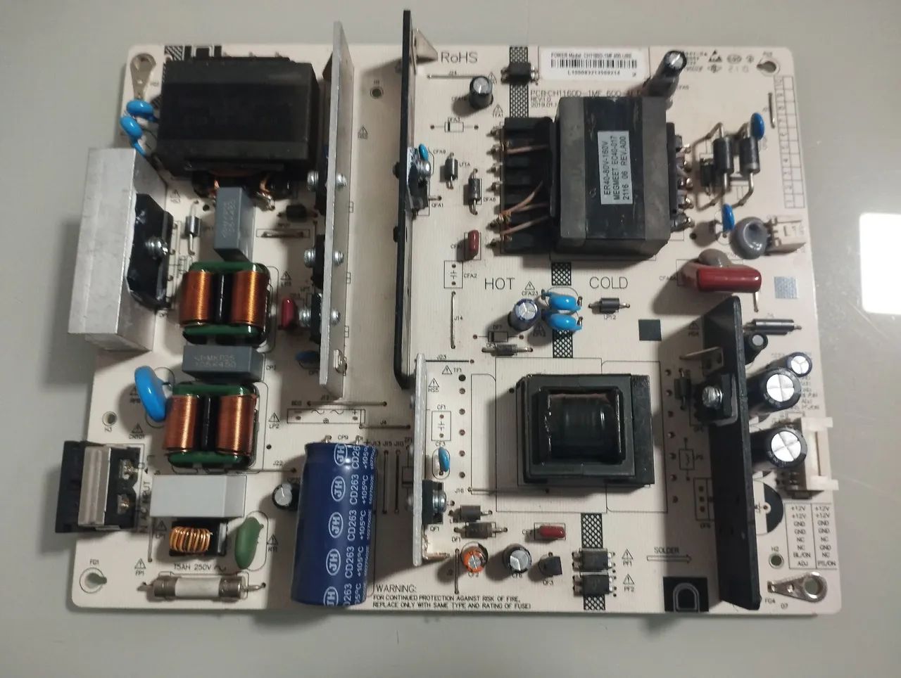 Placa fonte de tv philco70BL 