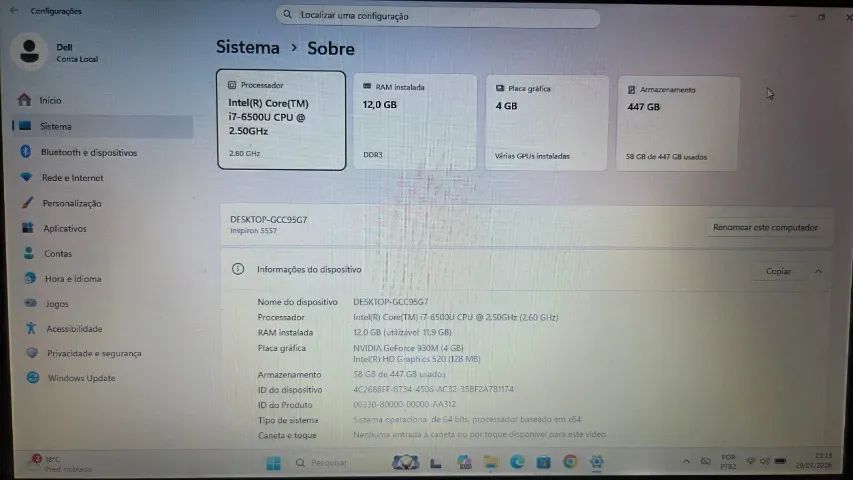 Notebook Dell Inspiron 5557 - Foto 3