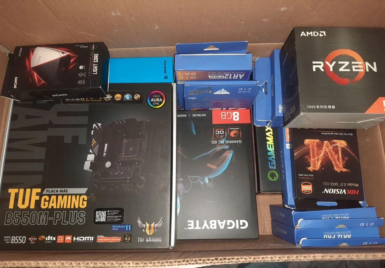 Pc Ryzen 5600 RX 7600 - Foto 5