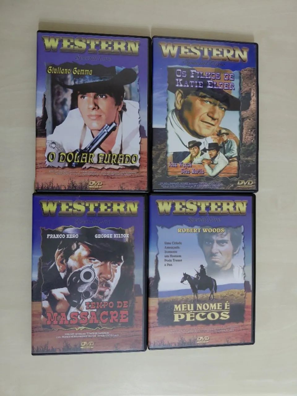 Coleção DVDs Western - O Dólar Furado, Tempo de Massacre, Meu nome é Pecos e +1 - Foto 3