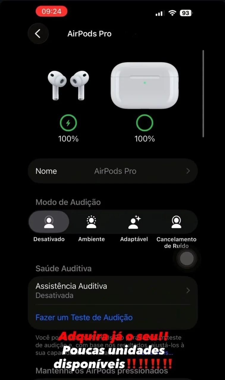 Fone de ouvido sem fio Premium com ANC - Foto 5